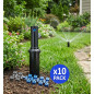 Aspersor de irrigação Hunter PGP-04 de 3/4" | Pacote com 10 aspersores de jardim retráteis de 6,4 a 15,8 m | Aspersor profission Aspersor de irrigação Hunter PGP-04 de 3/4" | Pacote com 10 aspersores de jardim retráteis de 6,4 a 15,8 m | Aspersor profission