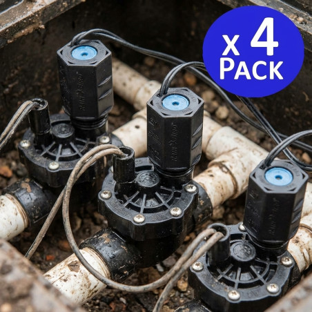 4 Stück Rain Bird 24V DV-JTV Ersatzsolenoid, Solenoid für elektronische Ventile