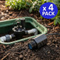 4 Stück Rain Bird 24V DV-JTV Ersatzsolenoid, Solenoid für elektronische Ventile