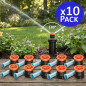 10 Stück Rain Bird 6 VAN Sprühdüse für Bewässerungssprinkler | Einstellbarer Winkel | Reichweite 1,8 Meter