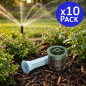 Tobera para Difusores de Riego | 10 Toberas Rain Bird 8VAN | Boquillas Regulables 2,4 m para Aspersores de Jardin