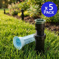 Tobera para Difusores de Riego | 5 Toberas Rain Bird 8VAN | Boquillas Regulables 2,4 m para Aspersores de Jardin