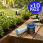 10 Stück Rain Bird 10 VAN Sprühdüse für Bewässerungssprinkler | Einstellbarer Winkel | Reichweite 3 Meter