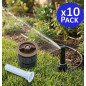 10 Stück Rain Bird 12 VAN Sprühdüse für Bewässerungssprinkler | Einstellbarer Winkel | Reichweite 3,7 Meter