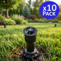 Lot de 10 Buse Rain Bird 15 VAN pour Diffuseurs d'Irrigation | Arroseurs de Jardin à Angle Réglable | Portée 4,5 Mètres