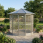 Galvanized 12-Sided Aviary 232x255 cm | Large Bird Cage | Aviary for Parrot, Canary, Cockatiel, Macaw, and Other Birds