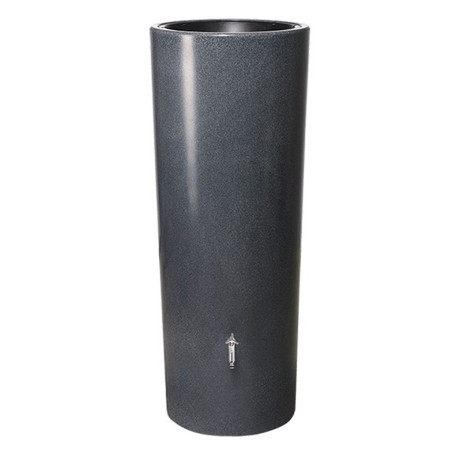 Réservoir d'eau de pluie de 350 litres avec jardinière | Réservoir d'eau design 62 x 150 cm | Réservoir décoratif pour eaux gris