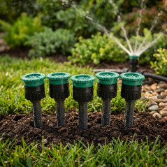 Ugelli diffusori per irrigazione | 25 ugelli Hunter 4A | Ugelli regolabili da 1,2 m per irrigatori da giardino