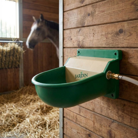 Bebedouro automático para cavalos 23 x 30 x 19 cm | Fácil de usar e manter para animais de grande porte