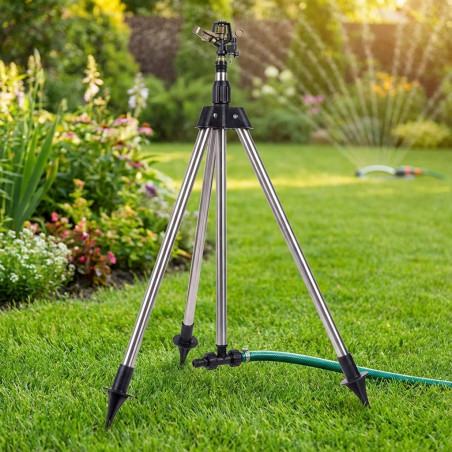 Trípode extensible para aspersor de riego 1/2'' | Soporte ajustable para aspersores