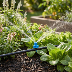 Microaspersor de riego 90º | Alcance 1 a 1,5 metros, ideal para jardinería y agricultura