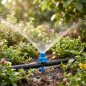 Aspersor de microirrigação 90° | Alcance de 1 a 1,5 metros, ideal para jardinagem e agricultura