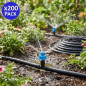 Pack 200 Microaspersores de riego 90º | Alcance 1 a 1,5 metros para riego agrícola y jardinería