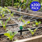Pacote com 200 microaspersores de irrigação 180° Green | Alcance de 1 a 1,5 metros