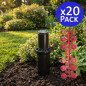 Aspersor de irrigação Hunter PGP-ADJ 3/4'' | Pacote com 20 aspersores de jardim retráteis de 6,4 a 15,8 m | Aspersor profissiona
