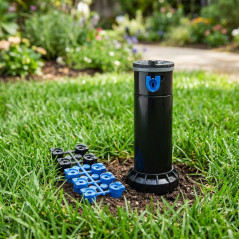 Aspersor de riego Hunter PGP-00 3/4'' | Pack 10 Aspersor de Jardin Aereo 6,4-15,8 m | Aspersor de cesped profesional