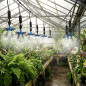 Pack 10 Nebulizadores Fogger profesional 4 salidas | Nebulizacion para Invernaderos, Terrazas, Viveros, Exteriores e Interiores