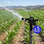 Aspersor de Riego Agricola Ajustable 3/4'' | Pack 5 Aspersores con Alcance 12 a 19 m | Aspersor de Jardin sectorial