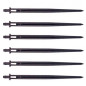 Lot de 50 piquets microtubes droits à filetage | Piquets labyrinthe 4,5 x 6,5 mm | Système d'irrigation goutte à goutte avec rac