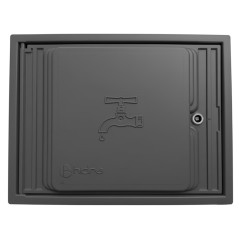 Armadio per contatore dell'acqua, senza spia 50x35x14 cm