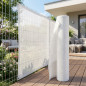 Malla de Sombreo 2x100 m | Ocultacion y Privacidad para su Terraza o Jardin | Malla Ocultacion Blanca 70 g/m2 | Ocultacion 70%