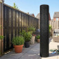 Brise Vue Occultant 2 x 100 mètres noire | Filet d'ombrage Jardin Balcon Terrasse Paravent Clôture | Dissimulation 70%