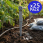 Lot de 25 Goutteur d'arrosage autorégulant 4 litres/heure avec piquet