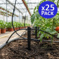 Lot de 25 Goutteur d'arrosage autorégulant 4 litres/heure avec piquet
