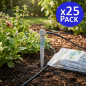 Lot de 25 Goutteur d'arrosage autorégulant 4 litres/heure avec piquet