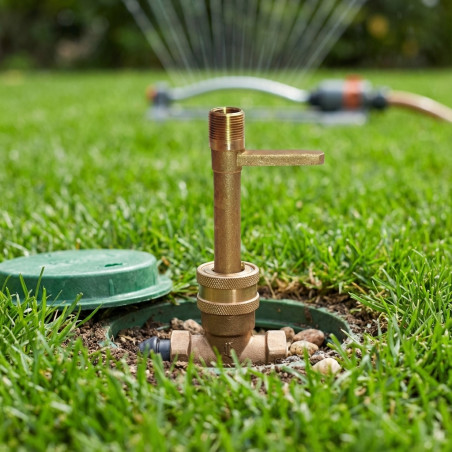 Llave para Válvula de Acople Rápido 1" - Bronce Resistente