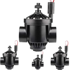 Hunter PGV150 1 1/2" Irrigation Solenoid Valve | Pack of 4 24V Garden Solenoid Valves with Regulator | Electric Programmer Valve