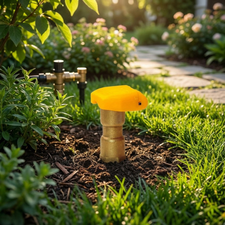 Válvula de engate rápido para hidrante fêmea de bronze de 1'' - Sistema de irrigação profissional