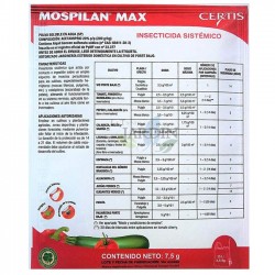 Insecticida Mospilan 7,5 gr.  Indicado para el pulgón, Mosca Blanca, Escarabajo Patata, etc