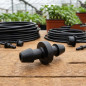 Set di 10 Capezzoli per Conduttori da 4 mm per Unire un tubo di 4,5 x 6,5 mm