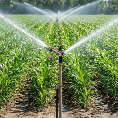 Canhão de Irrigação Circular Dallas 1 1/4" - Alcance de 16 a 26 m, Irrigação Profissional