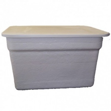 Rectangular polyester fiber 1000 liters 142x109x85 cm