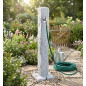 Fontaine décorative de jardin, imitation pierre de granit + robinet, hauteur 100 cm | Point d'eau pour la décoration extérieure Fontaine décorative de jardin, imitation pierre de granit + robinet, hauteur 100 cm | Point d'eau pour la décoration extérieure