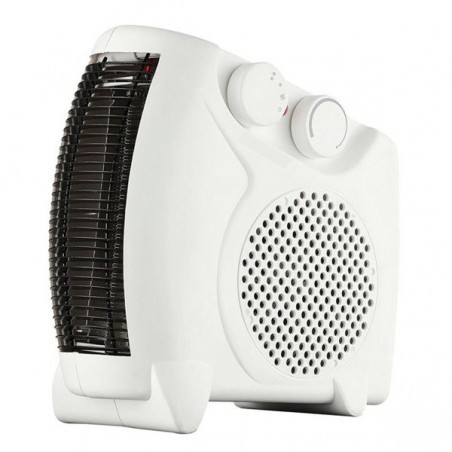 Elektrischer Heizlüfter ET-TV05 mit zwei Heizstufen und Kaltluftventilator, 1000W-2000W, weiß