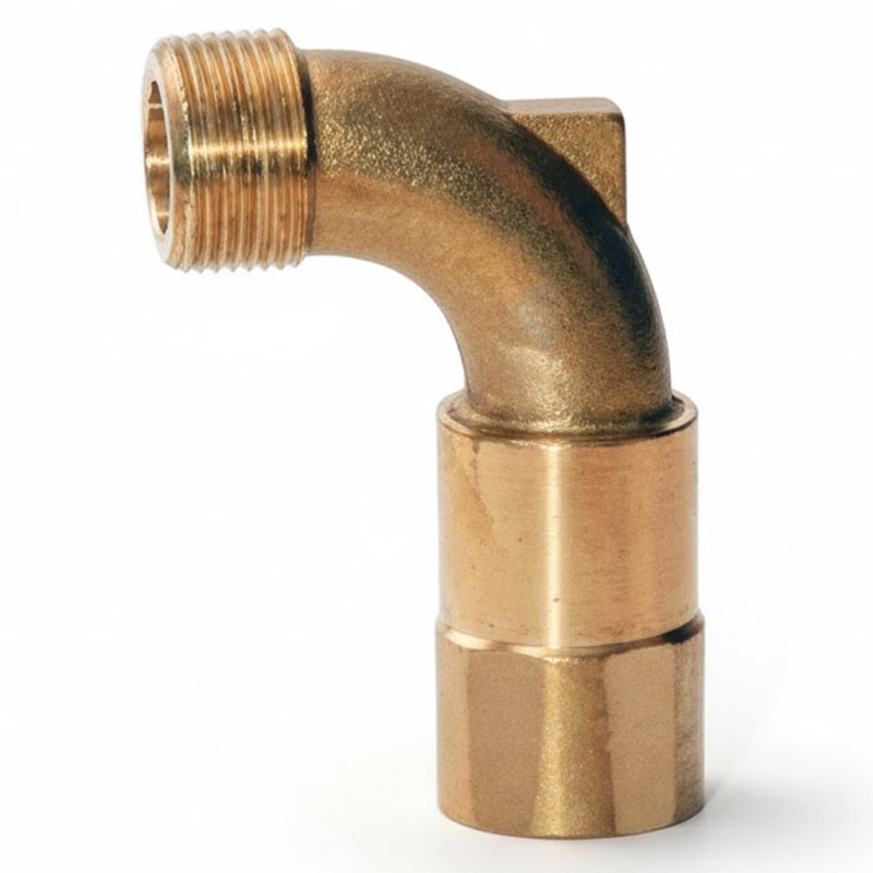 Coude tournant mâle 1'' bronze