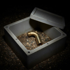 Raccordo a Gomito Maschio 1'' in Bronzo