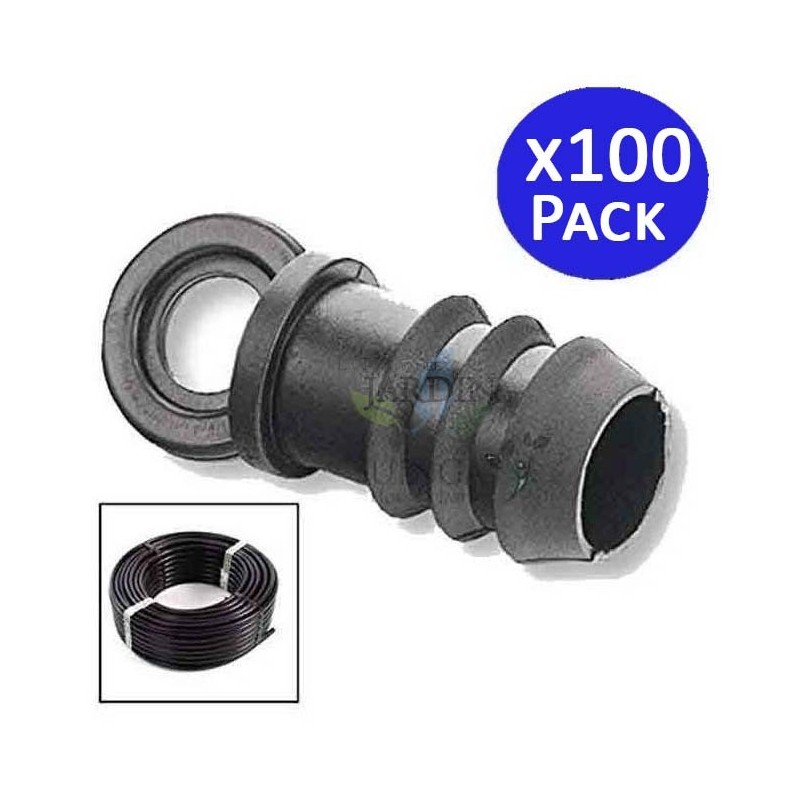 Pack 100 Tapón Riego por Goteo 16mm | Tapón tuberia 16 mm | Tapon Goteo para Manguera de Riego 16mm negro Pack 100 Tapón Riego por Goteo 16mm | Tapón tuberia 16 mm | Tapon Goteo para Manguera de Riego 16mm negro