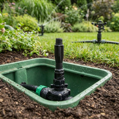 Chave de Conexão Rápida de 3/4" para Válvulas | Conexão Rosqueada para Saída de Irrigação | Chave para Abrir Válvulas de Hidrant