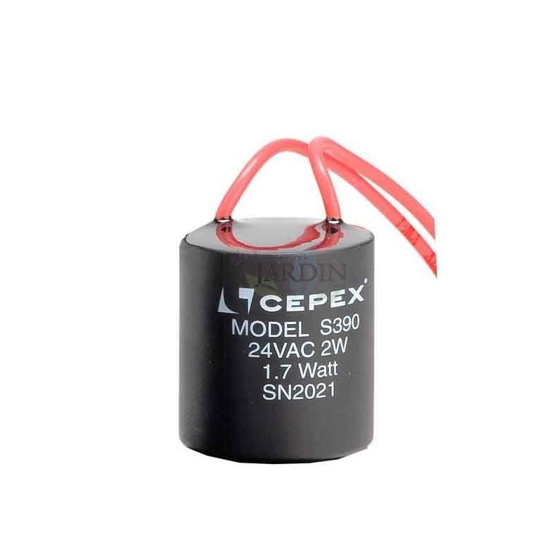 Solenoide di ricambio per elettrovalvole Cepex e Suinga da 24 V