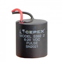 Replacement solenoid for 9V Cepex and Suinga solenoid valves