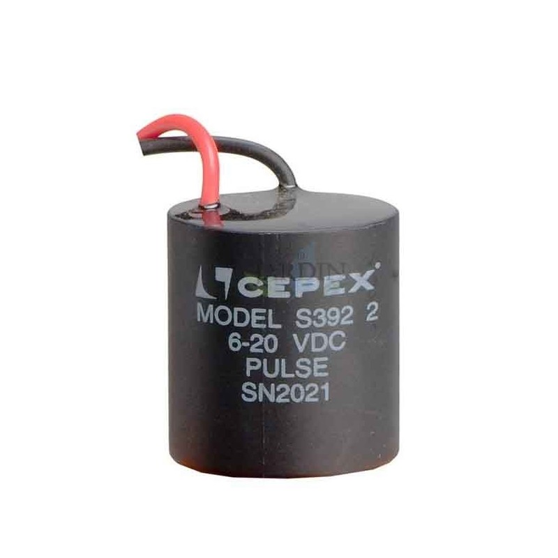 Solenóide de substituição para válvulas solenóides Cepex e Suinga de 9 V Solenóide de substituição para válvulas solenóides Cepex e Suinga de 9 V