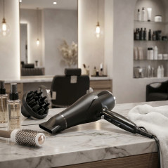 Sèche-cheveux ionique 1200W 2 Températures par vitesse, Ergonomique, Céramique, Séchage Rapide