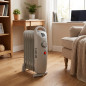 Thulos 500W Low Energy Oil Radiator | 5-Element Electric Oil Radiator | Electric Heater with Thermostat