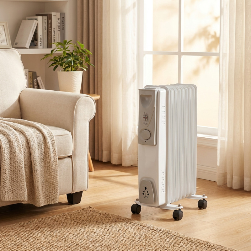 Small Low Radiator Thulos 2000W Low Consumption Oil Radiator | Electric Radiator