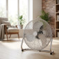 Ventilateur sur pied industriel Thulos 46 cm 100 W à 3 vitesses | Ventilateur inclinable haute vitesse | Ventilateur en métal Ventilateur sur pied industriel Thulos 46 cm 100 W à 3 vitesses | Ventilateur inclinable haute vitesse | Ventilateur en métal