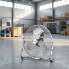Thulos 51cm 120W 3 Speed Industrial Floor Fan | High Speed Tilting Fan | Metal Fan